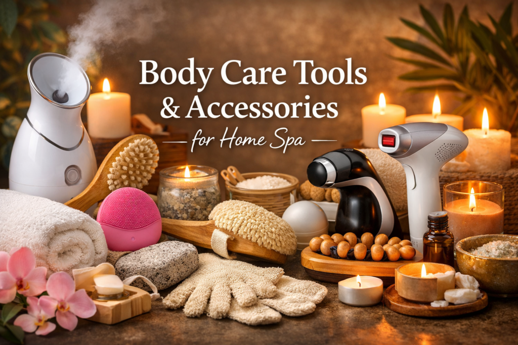 Body Care Tools & Accessories for Home Spa