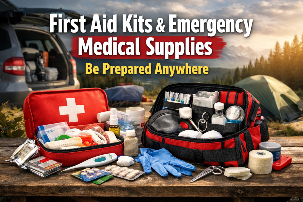 First Aid Kits & Emergency Medical Supplies: Be Prepared Anywhere