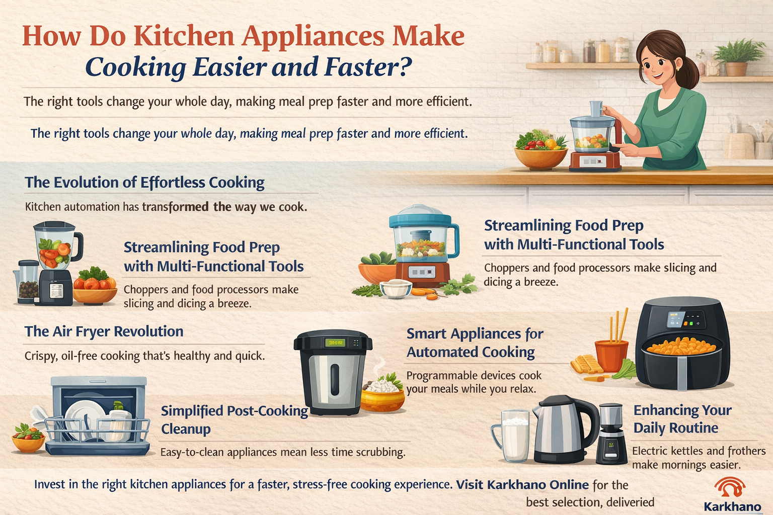 How Do Kitchen Appliances Make Cooking Easier and Faster?